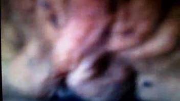 Wet wild vagina being slammed in a point-of-view clip