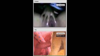 Anonymous webcam girl pleasuring herself to steamy animal sex