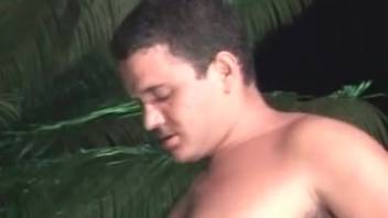 Perverted guy slamming a mare's cunt from the rear